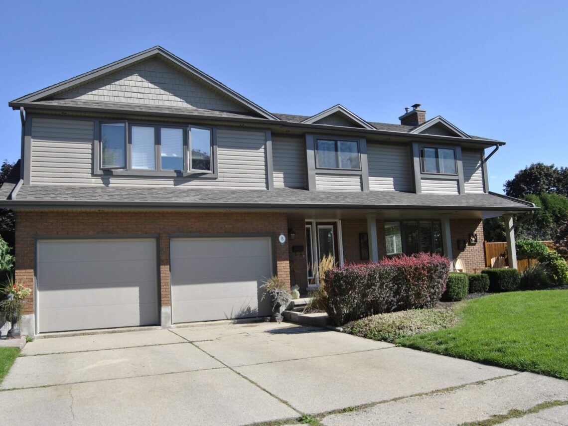 Waterloo home after second storey addition.